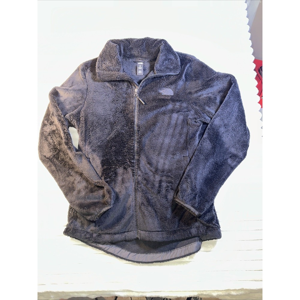 North Face‎ Jacket Womens Medium Black Osito Sherpa Fuzzy Fleece -002